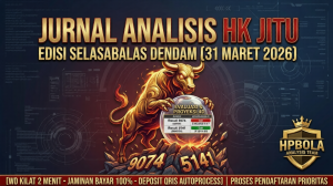 Jurnal Analisis Objektif Prediksi HK Jitu Selasa 31 Maret 2026 Shio Kerbau Logam HPBOLA