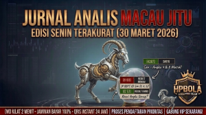 Jurnal Analisis Macau Jitu Senin 30 Maret 2026 Shio Kambing Perak JP BBFS 3D 8103 HPBOLA