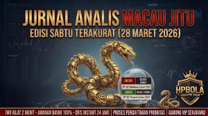 Jurnal Analisis Macau Jitu Sabtu 28 Maret 2026 Shio Ular Emas JP 2D Belakang 35 di HPBOLA