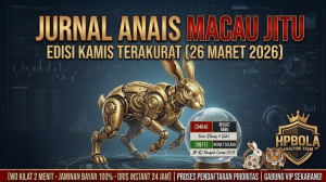 Jurnal Analisis Macau Jitu Kamis 26 Maret 2026 Shio Kelinci Mekanik JP 4D Paus di HPBOLA