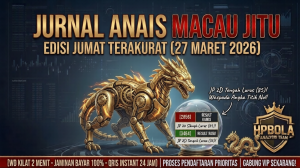 Jurnal Analisis Macau Jitu Jumat 27 Maret 2026 Shio Naga Mekanik JP 2D Tengah 85 HPBOLA