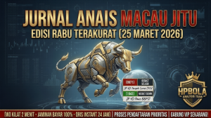Jurnal Analisis Macau Jitu Shio Kerbau 25 Maret 2026 JP 2D Tengah 97 HPBOLA