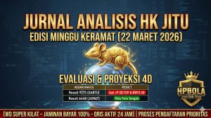 Jurnal Analisis Prediksi HK Jitu Minggu Keramat 22 Maret 2026 Bocoran 4D Paito Tikus Emas HPBOLA