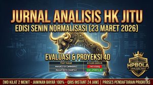 Jurnal Analisis Prediksi HK Jitu Senin 23 Maret 2026 Bocoran 4D Paito Kerbau Emas HPBOLA
