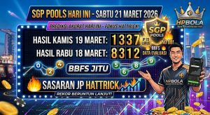 Prediksi SGP Hari Ini Sabtu 21 Maret 2026 Bukti JP 2D Lurus 37 Tanpa BB HPBOLA