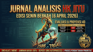 Jurnal Analisis Objektif Prediksi HK Jitu Senin 6 April 2026 Shio Kambing Tanah HPBOLA