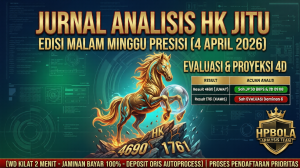 Jurnal Analisis Objektif Prediksi HK Jitu Sabtu 4 April 2026 Shio Kuda Kayu HPBOLA