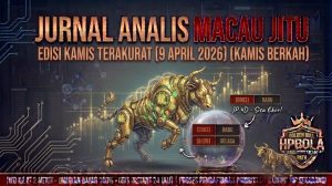 Jurnal Analis Macau Jitu Kamis 9 April 2026 Shio Kerbau Emas Tarikan Paito HPBOLA