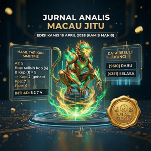 Prediksi Macau 16 April 2026 Bocoran Jitu Angka Main 5274