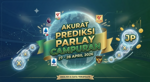 Infografis Prediksi Parlay Campuran 27 - 28 April 2026 Akurat JP