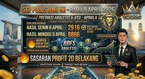 Prediksi SGP Hari Ini Rabu 8 April 2026 Analisis BBFS Jitu HPBOLA