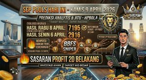 Sniper 4D SGP Kamis 9 April 2026 Angka Jitu HPBOLA