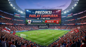 Infografis Prediksi Parlay Campuran Tanggal 16 - 17 Mei 2026 Bursa Taruhan Bola
