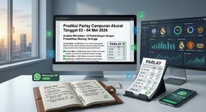 Tabel Prediksi Parlay Campuran akurat tanggal 03-04 Mei 2026 dengan bursa HDP dan Over Under.
