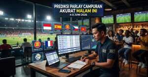 Analisis data bursa prediksi parlay campuran malam ini tanggal 4 sampai 5 Juni 2026 untuk pasaran internasional friendly dan ASEAN U19.